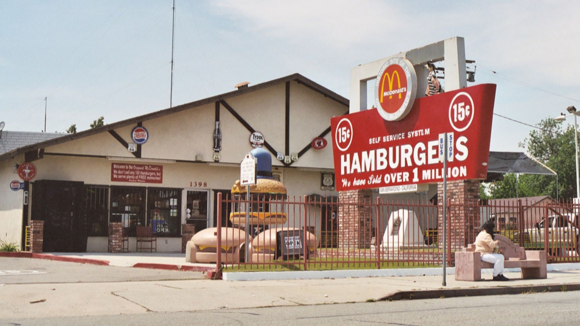 Old McDonald's fast food restaurant, now non-official museum