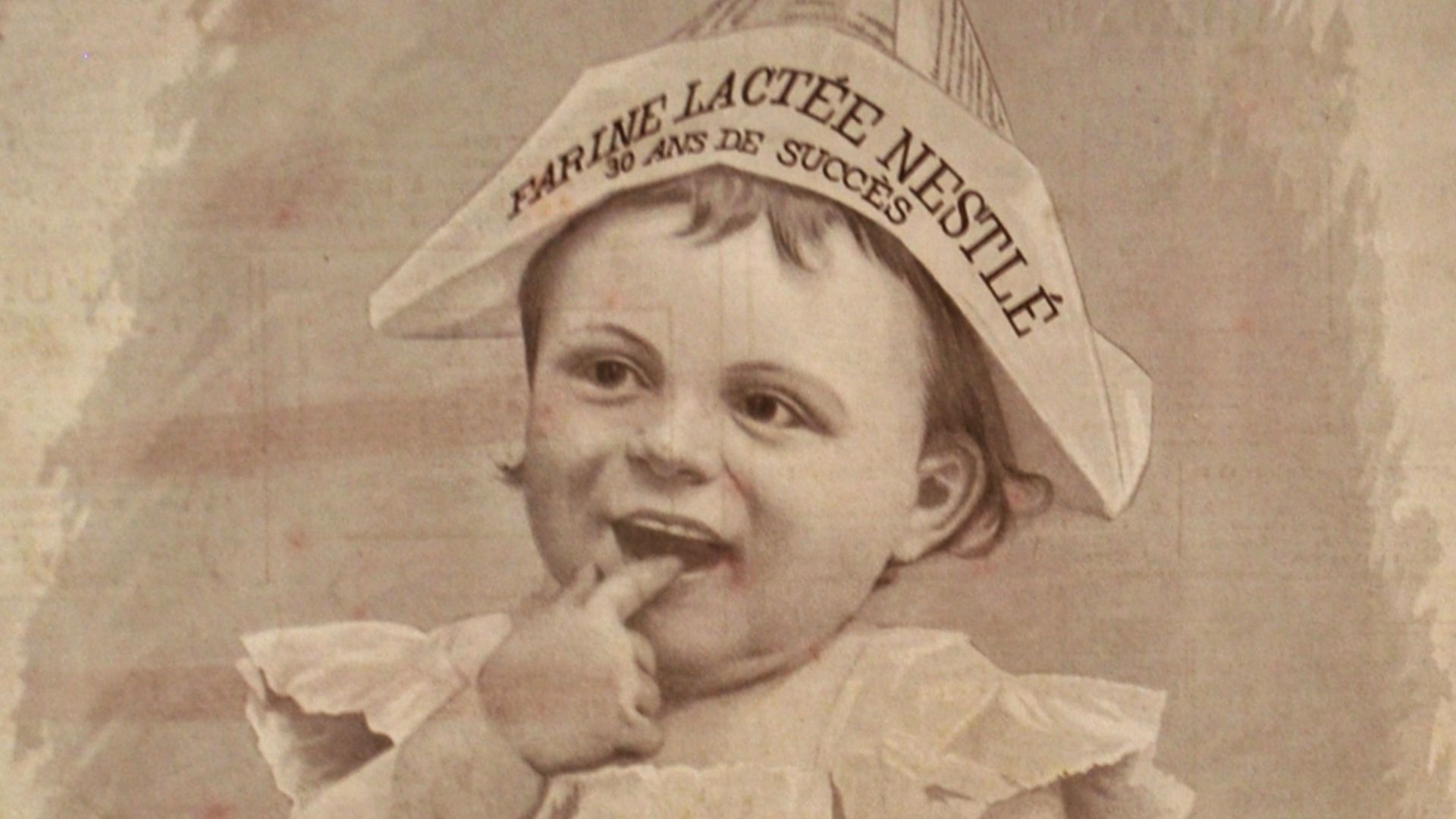 Page de Paris-Noël 1900-1901. Publicité Nestlé pour farine lactée pour bébé.