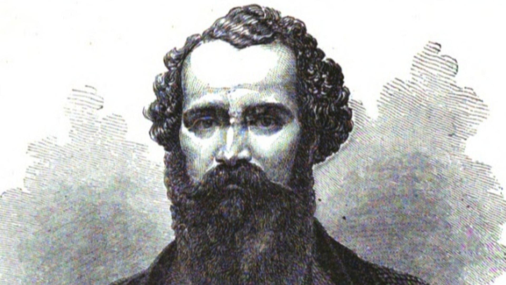 Portrait of the French adventurer Orelie-Antoine de Tounens (1825-1878), King of Araucania, illustration from L'Illustration, Journal Universel, No 1083, Volume XLI, November 28, 1863.