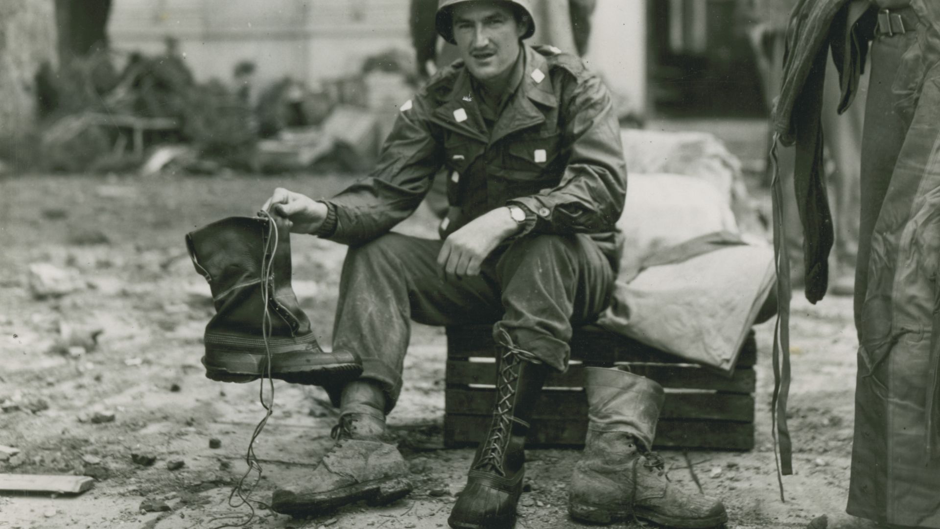 7 October, 1944.

Photographer: Morgan, 3131 Signal Service Co.