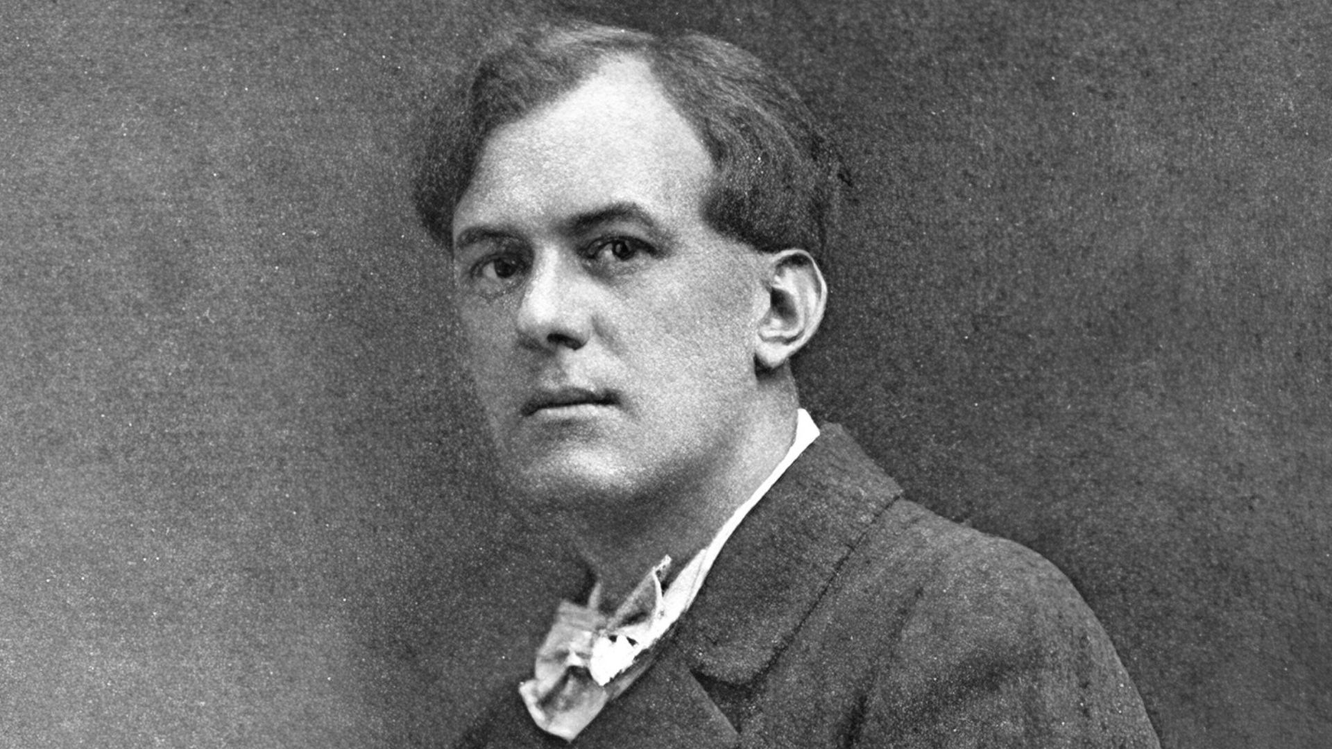 Image is taken during the youth of Aleister Crowley, before he became bald. He was already bald and visibly older by 1929. Image therefore cannot be from before 1929.