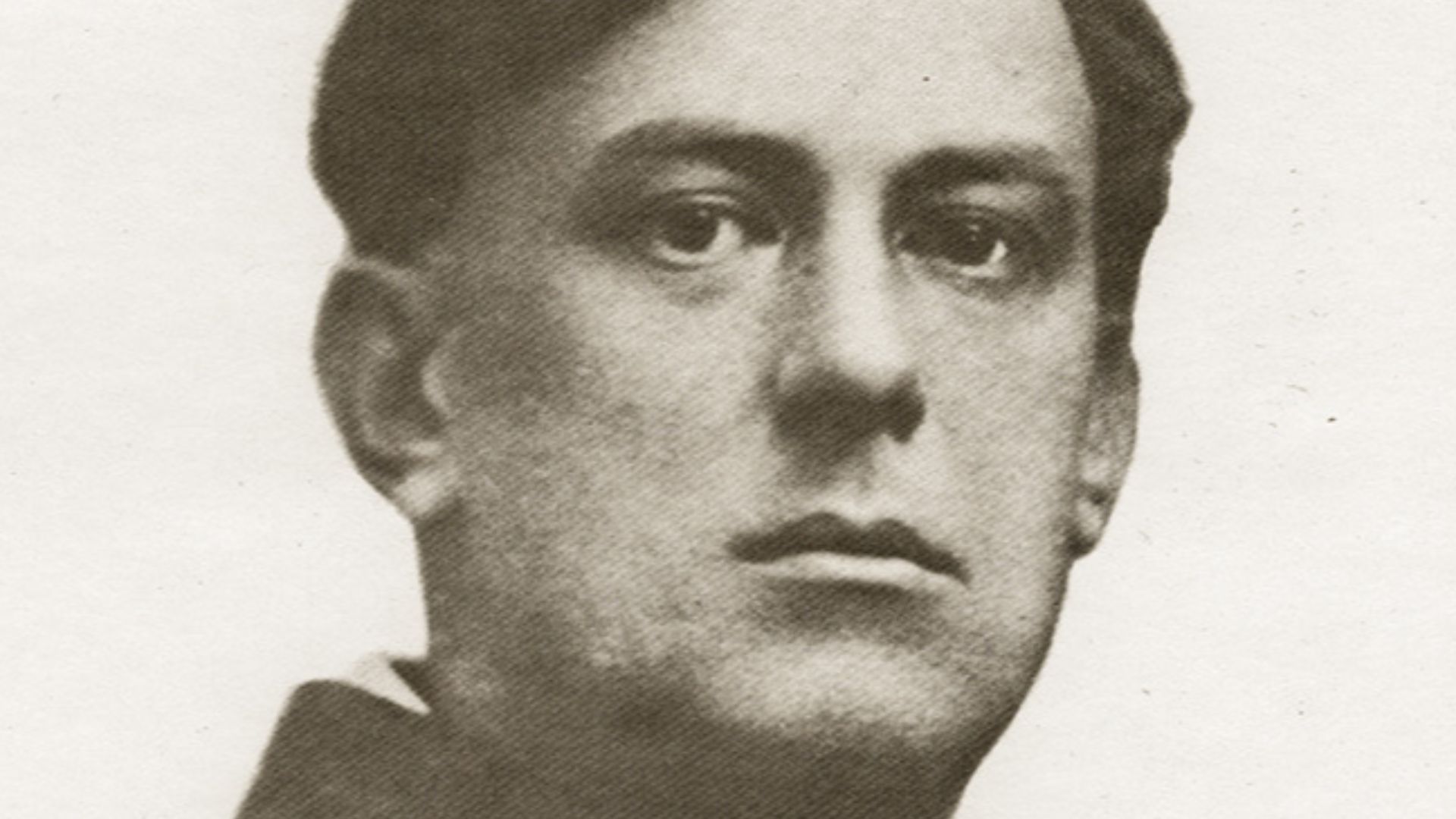 Image is from the youth of Aleister Crowley; he was already bald and visibly aged by 1929 and thus cannot be from after 1928.