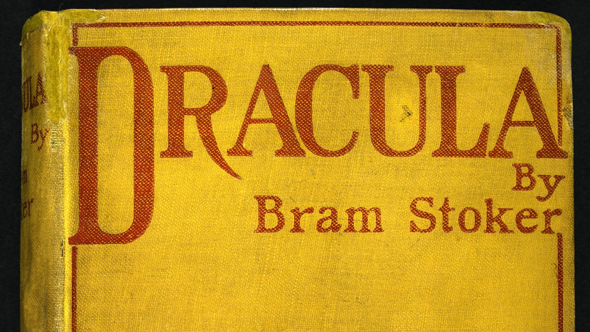 Dracula, by Bram Stoker - First Edition cloth cover, 1897