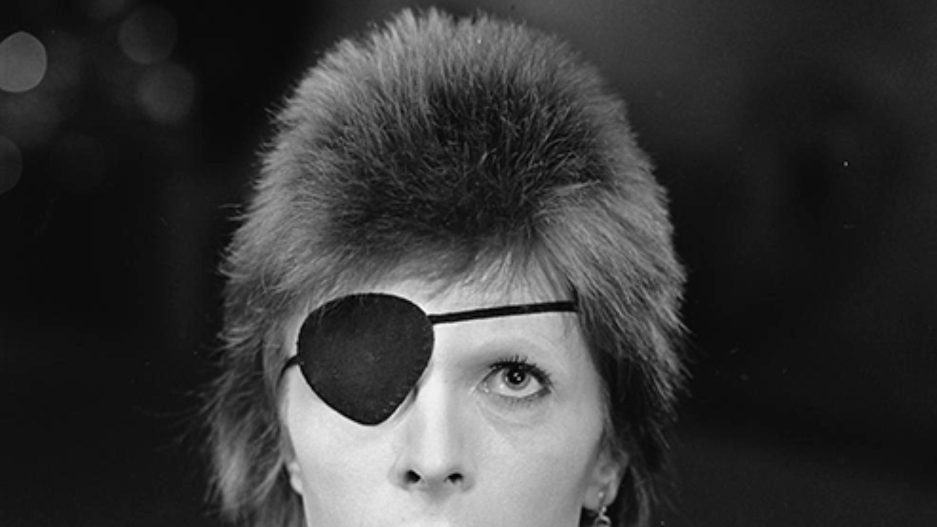 David Bowie, shooting his video for Rebel Rebel in AVRO's TopPop (Dutch television show) in 1974