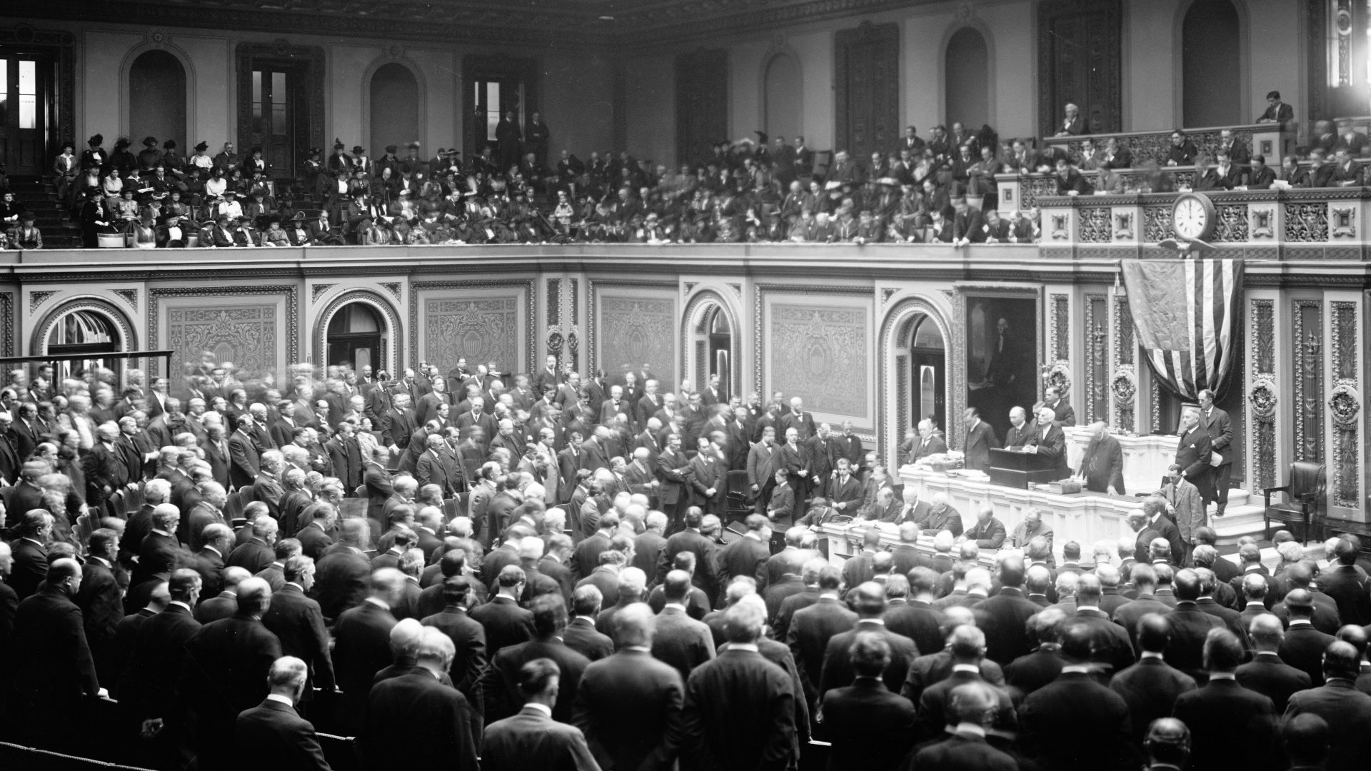 United States congress meeting, c. 1915.