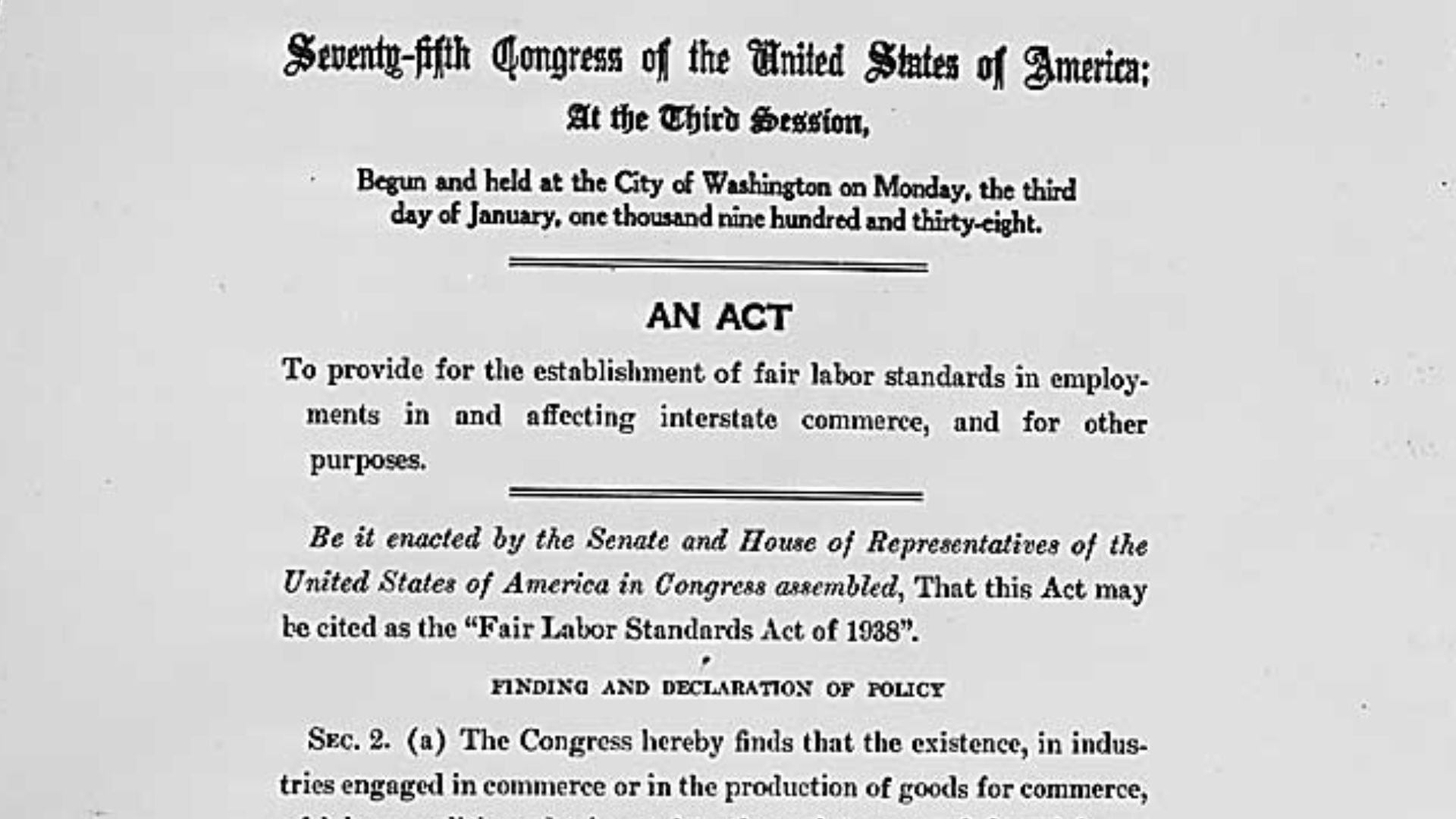 File:Act of June 25, 1938 (Fair Labor Standards Act), Public Law 75-718, 52 STAT 1060. - DPLA - c4c42f597c6d7b25b02043c1cd50accf (page 1).jpg