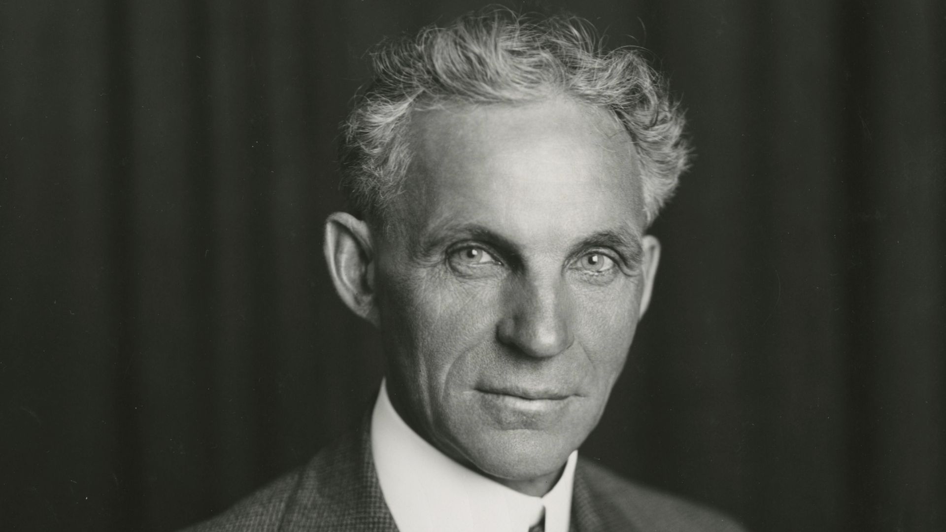 Half-length studio portrait of Henry Ford