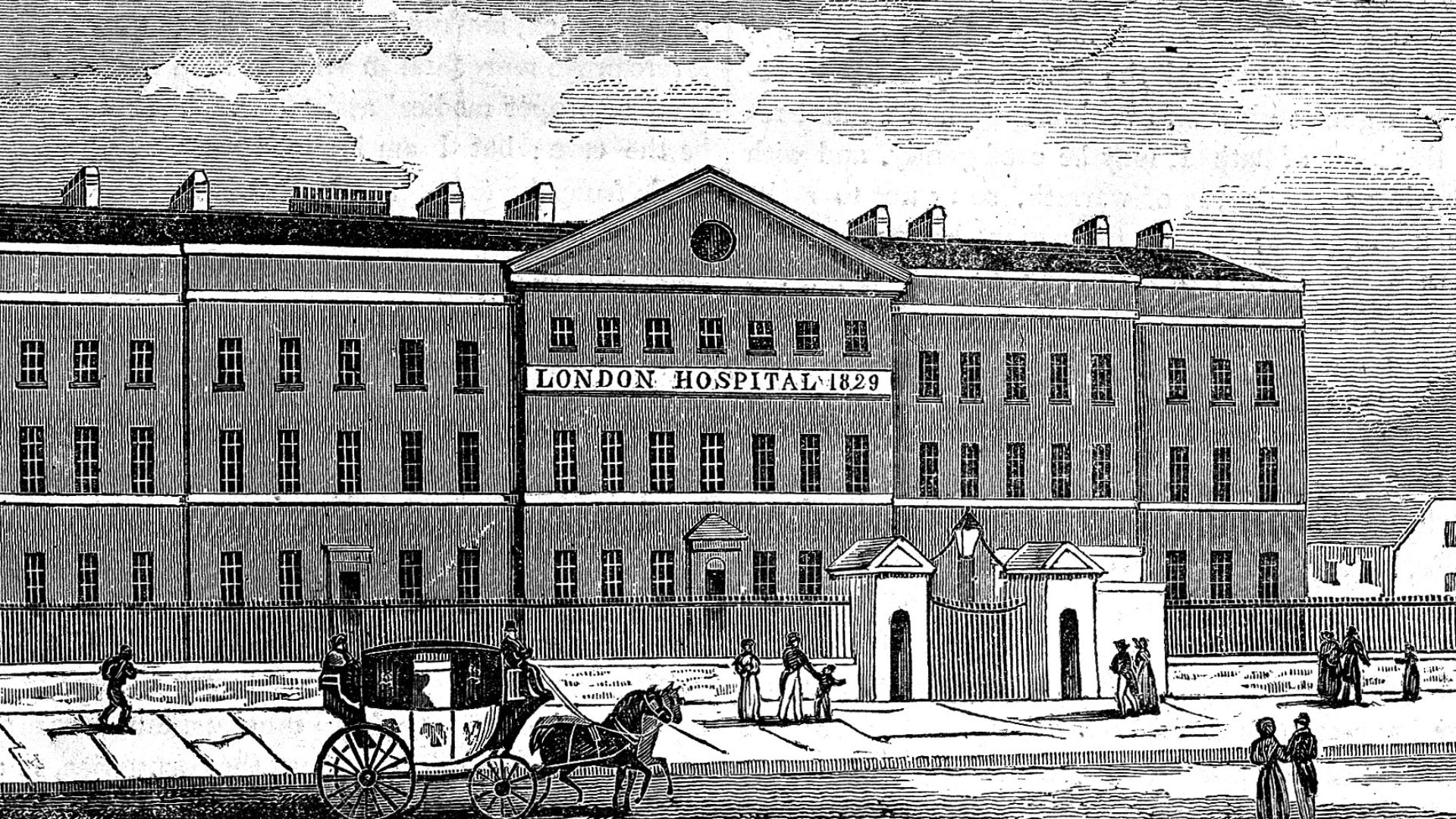 London Hospital: exterior view.
Rare Books
Keywords: Institutions