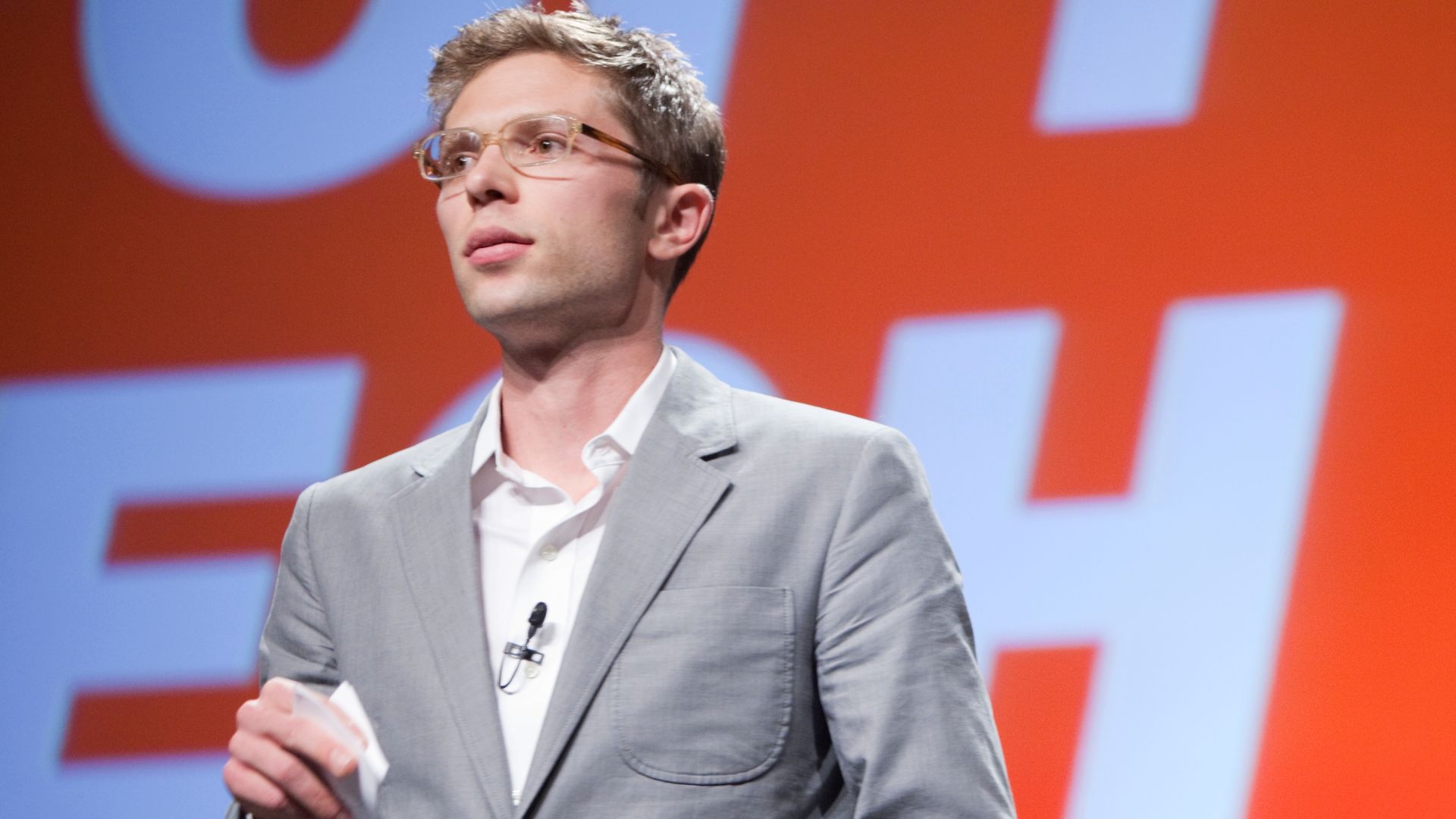 Jonah Lehrer talking at Pop!Tech 2009