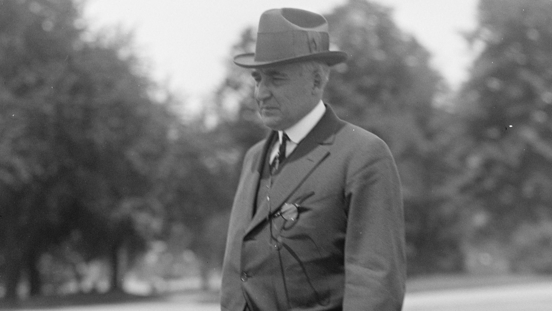Title: HARDING, WARREN GAMALIEL. SENATOR FROM OHIO, 1915-1921. PRESIDENT OF THE UNITED STATES, 1921-1923
Abstract/medium: 1 negative : glass ; 5 x 7 in. or smaller