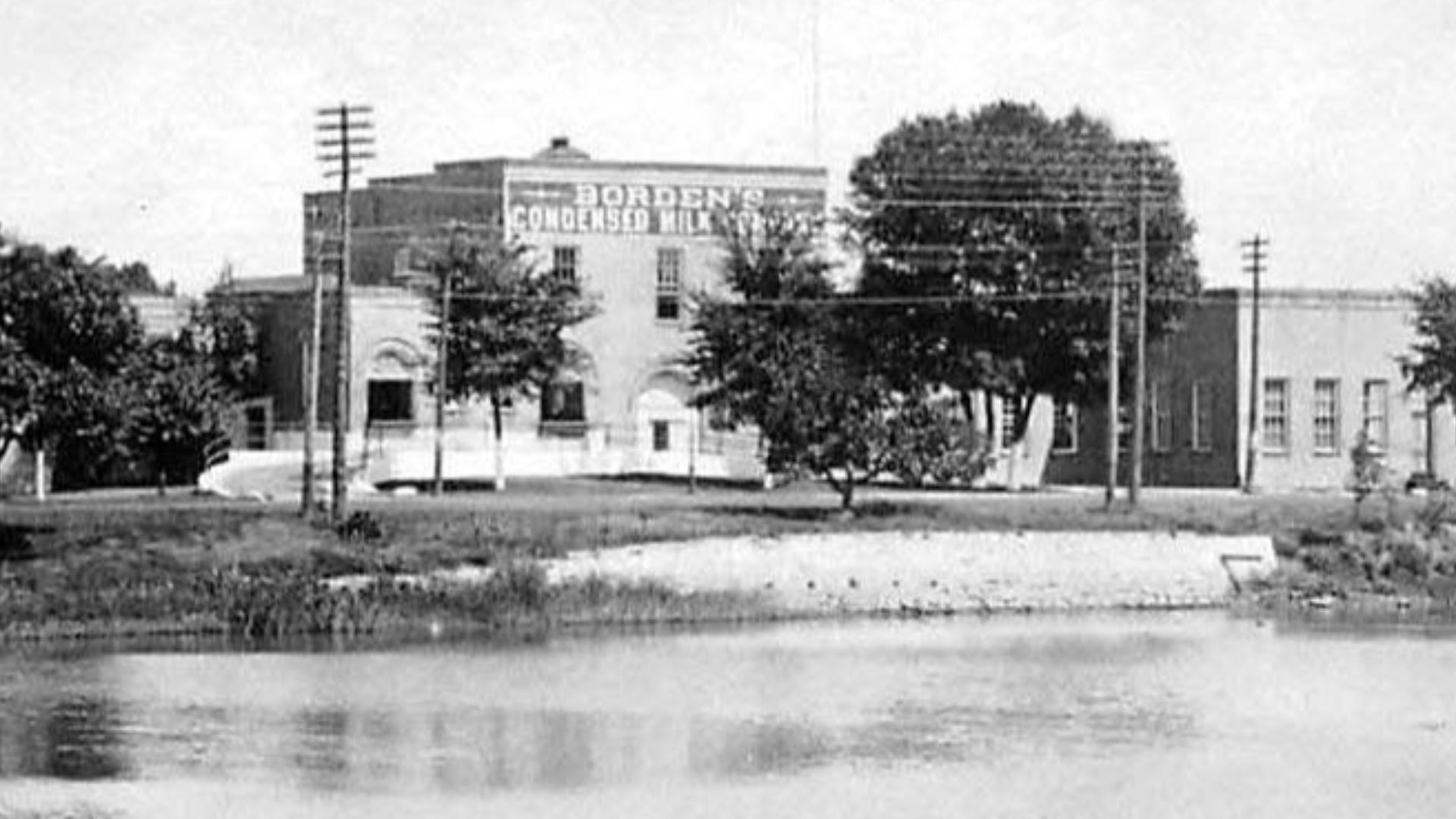 Carpentersville Illinois~Borden's Condensed Milk Co Factory~Smokestack~1911 RPPC