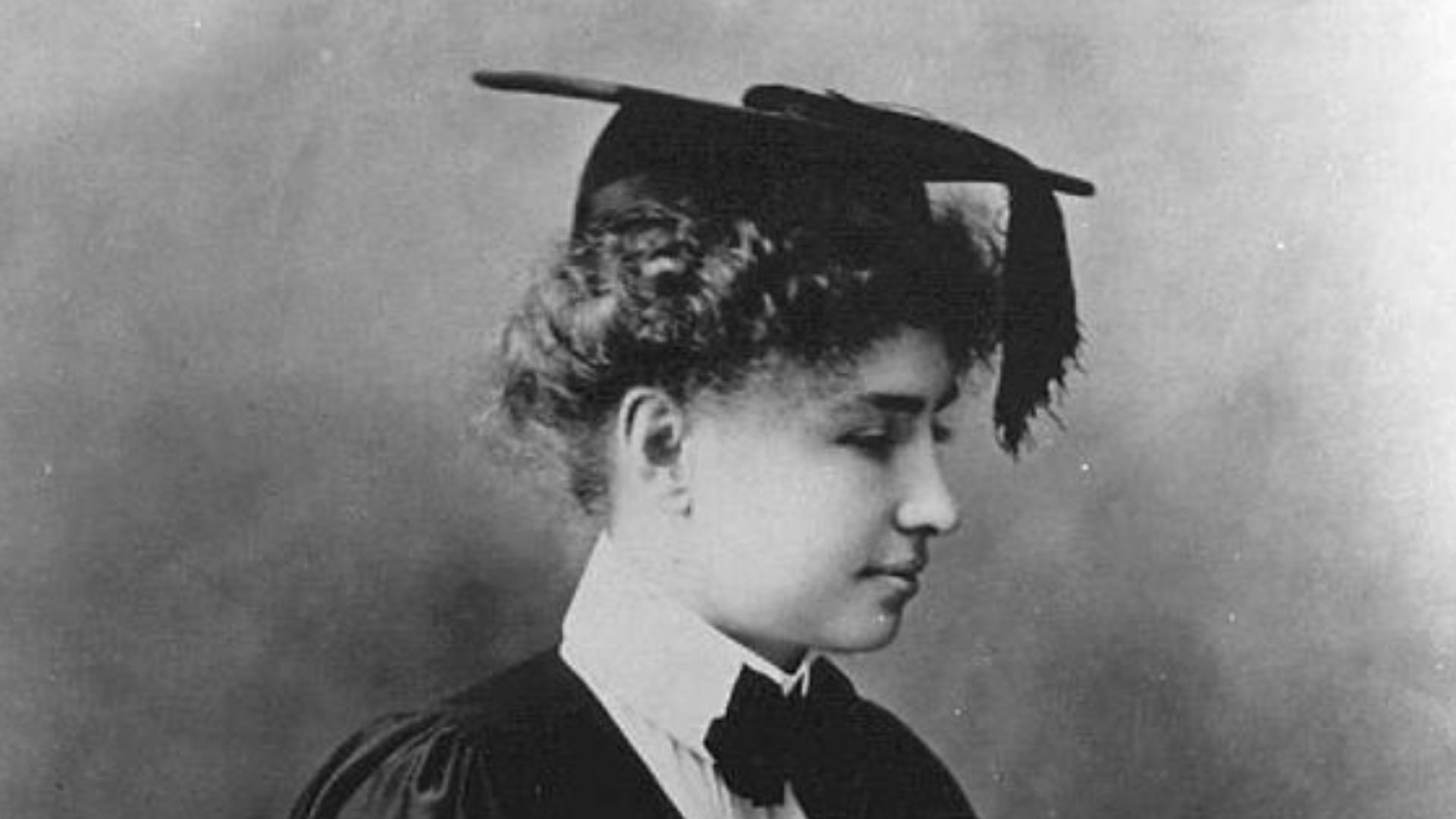 Helen Keller, graduation from Radcliffe College.