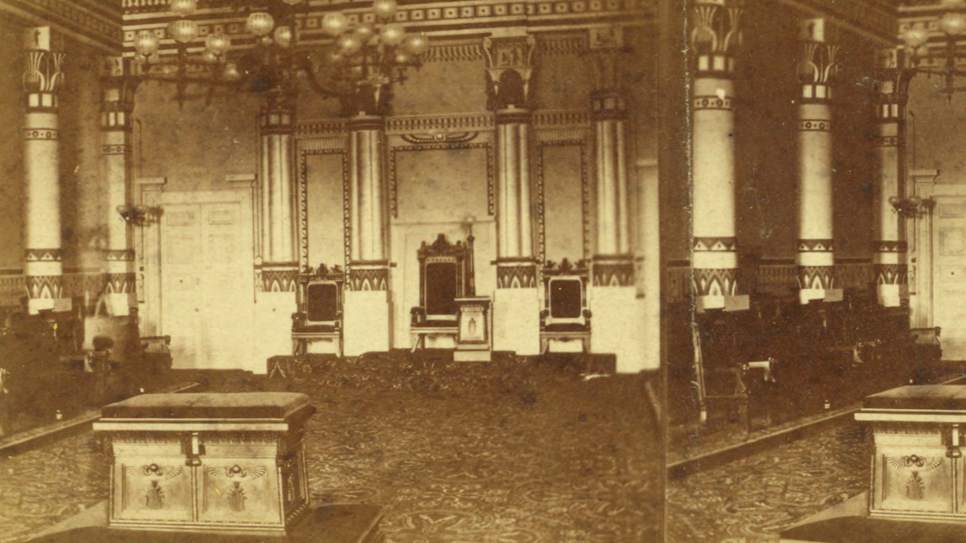 File:Egyptian hall, Masonic Temple, Boston, from Robert N. Dennis collection of stereoscopic views.jpg