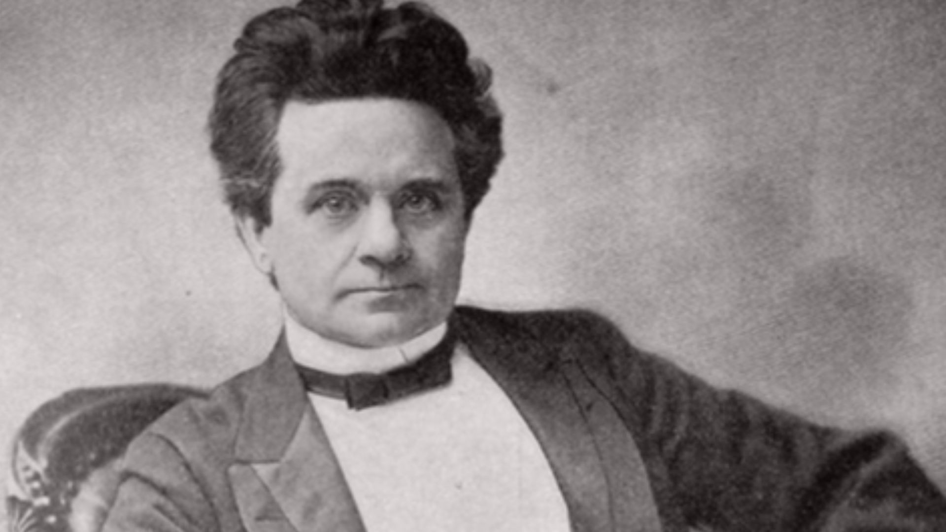 Portrait of homeopath J.M. Munyon, from sheet music.
