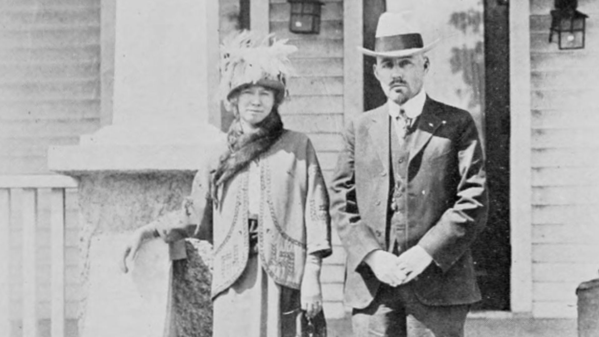 Dr. John R. Brinkley and wife