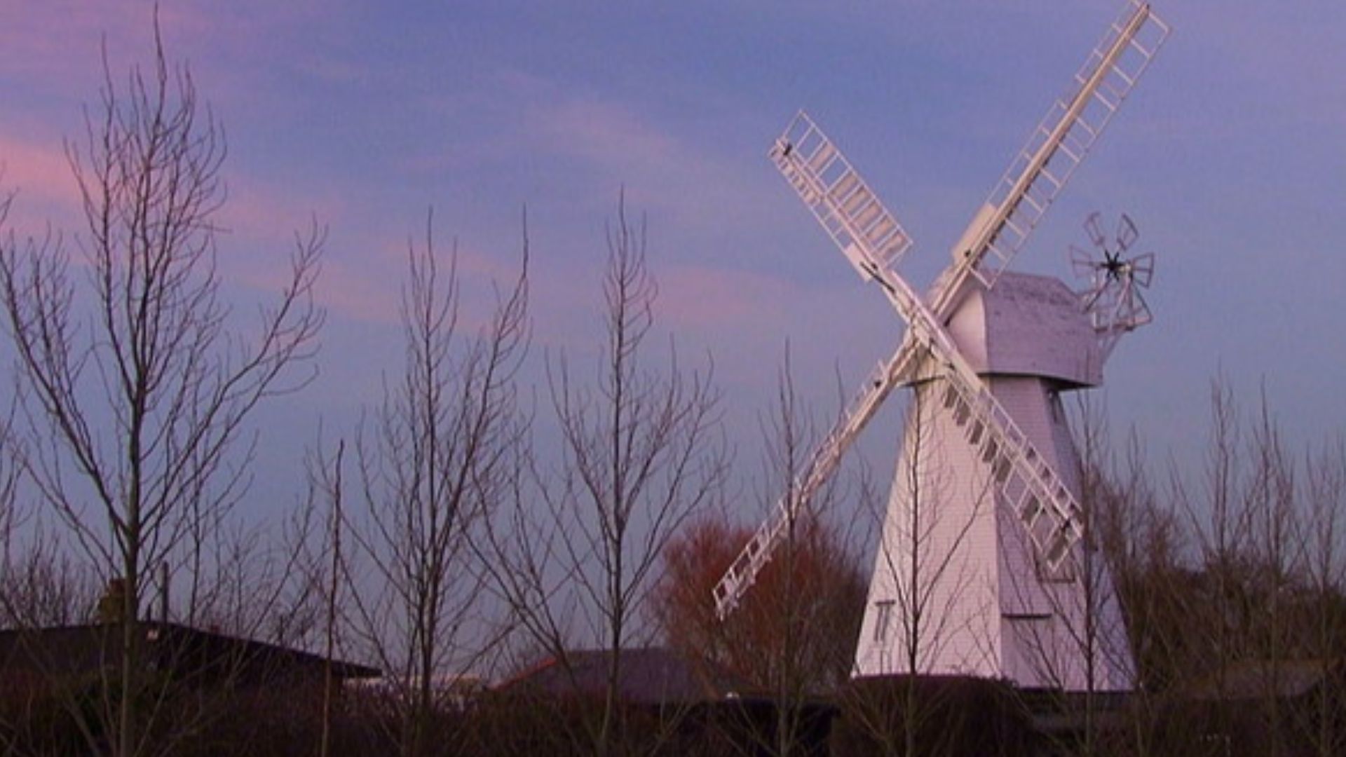 The white smock mill, Sandwich, Kent