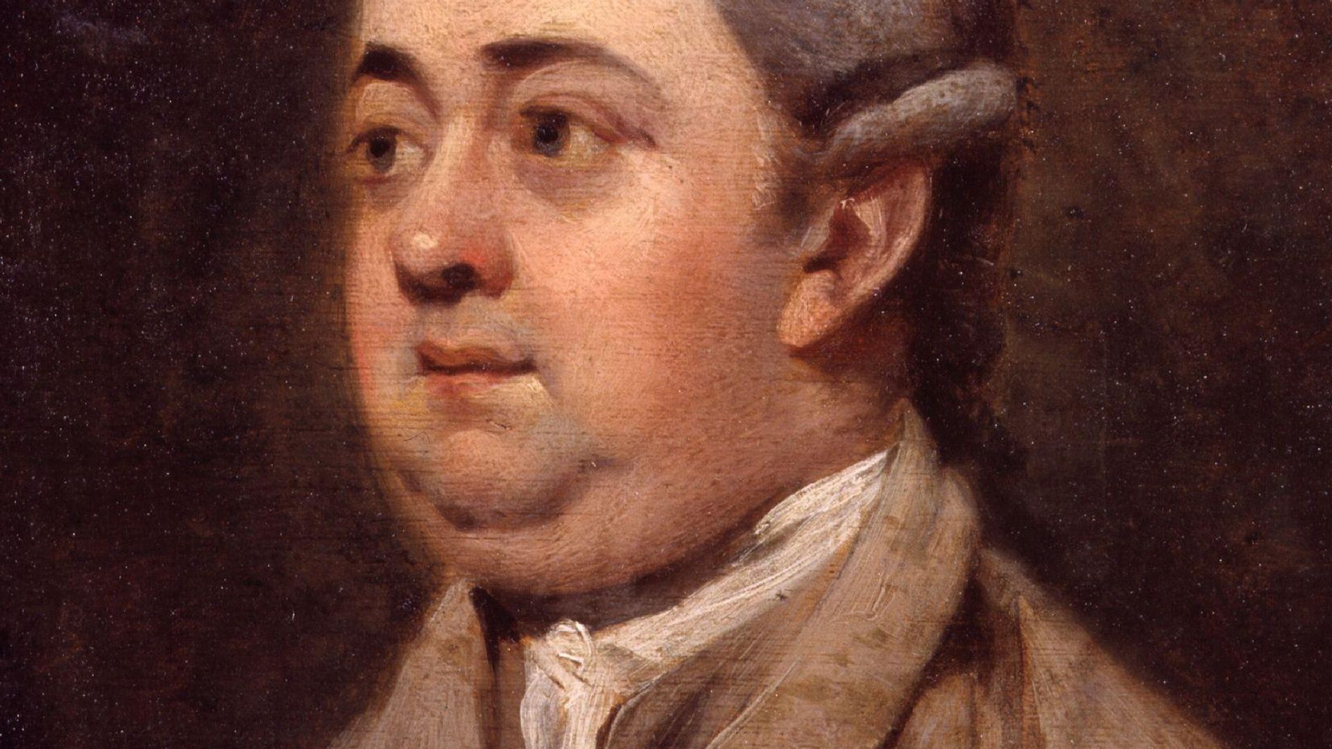 Edward Gibbon, by Henry Walton (died 1813). See source website for additional information. This set of images was gathered by User:Dcoetzee from the National Portrait Gallery, London website using a special tool. All images in this batch have been confirm