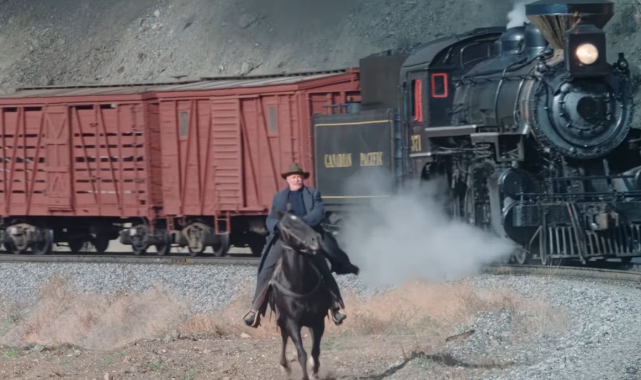 Screenshot from The Grey Fox, United Artists Classics (1982)