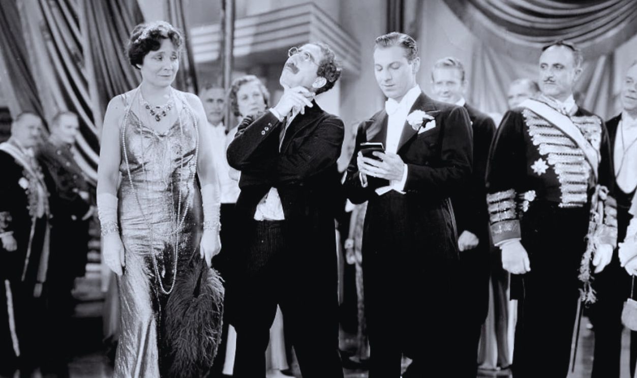 Screenshot from Duck Soup (1933)