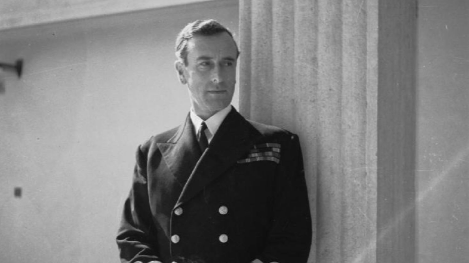 Cecil Beaton Photographs- Political and Military Personalities
Military Personalities: Half length portrait of Admiral Lord Louis Mountbatten, Supreme Allied Commander in South East Asia, shown in naval uniform without his hat out of doors.
