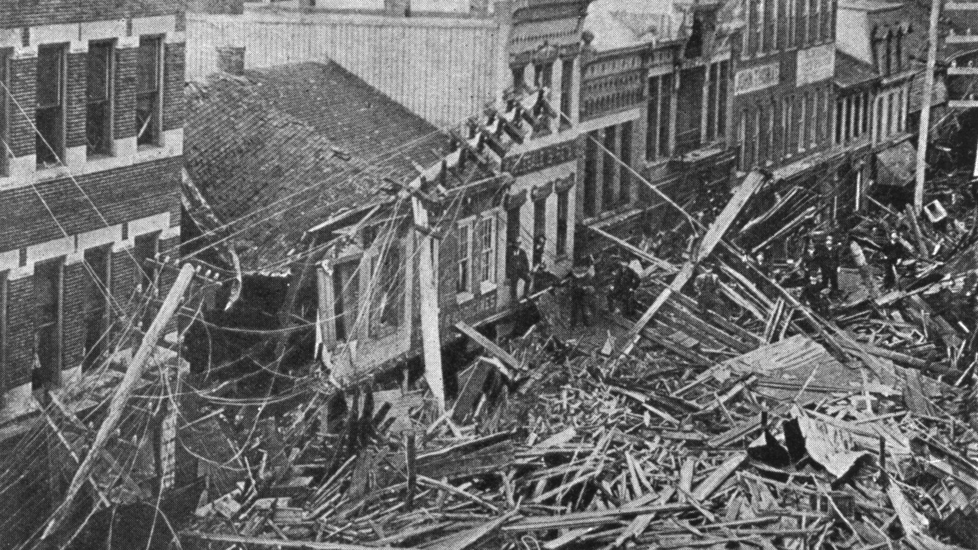 Main Street, Johnstown, after the flood.