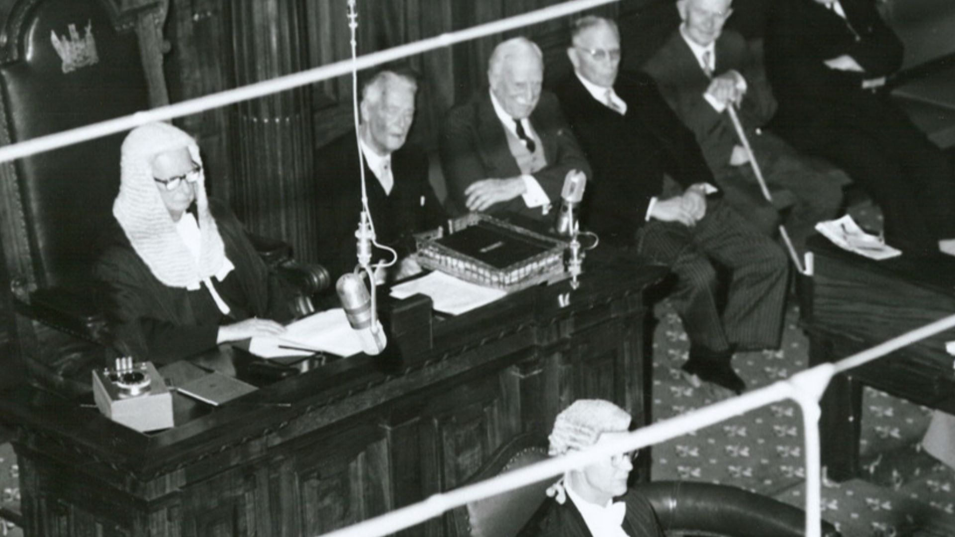 Parliament in session. 
Parliament publicity photograph. (1966)
Photographer: Mr. Anderson

Archives New Zealand Reference: AAQT 6539 W3537 R3601