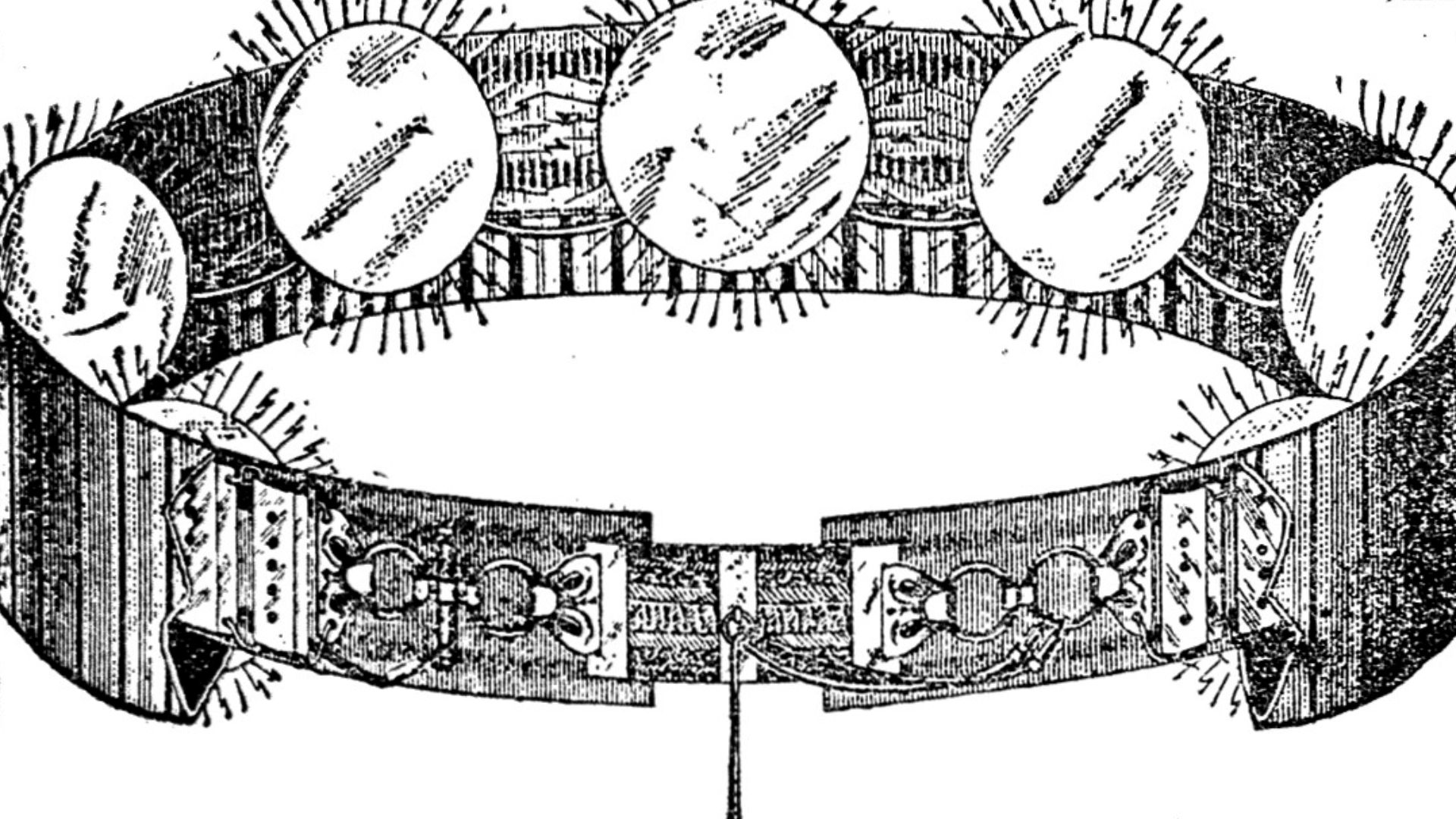 Engraving and text: advertisement for the 'Boston Electric Belt'.
Wellcome Images
Keywords: ADVERTISEMENT; boston electric belt; Quackery; Advertisements