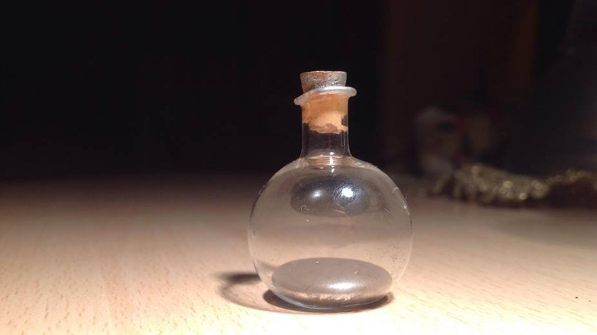 Mercury in a bottle