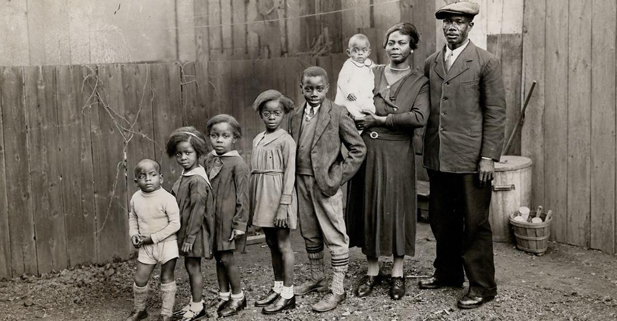 John William Carter shown with his wife and family; entrants in the Great Stork Derby in Toronto, October 26 1936