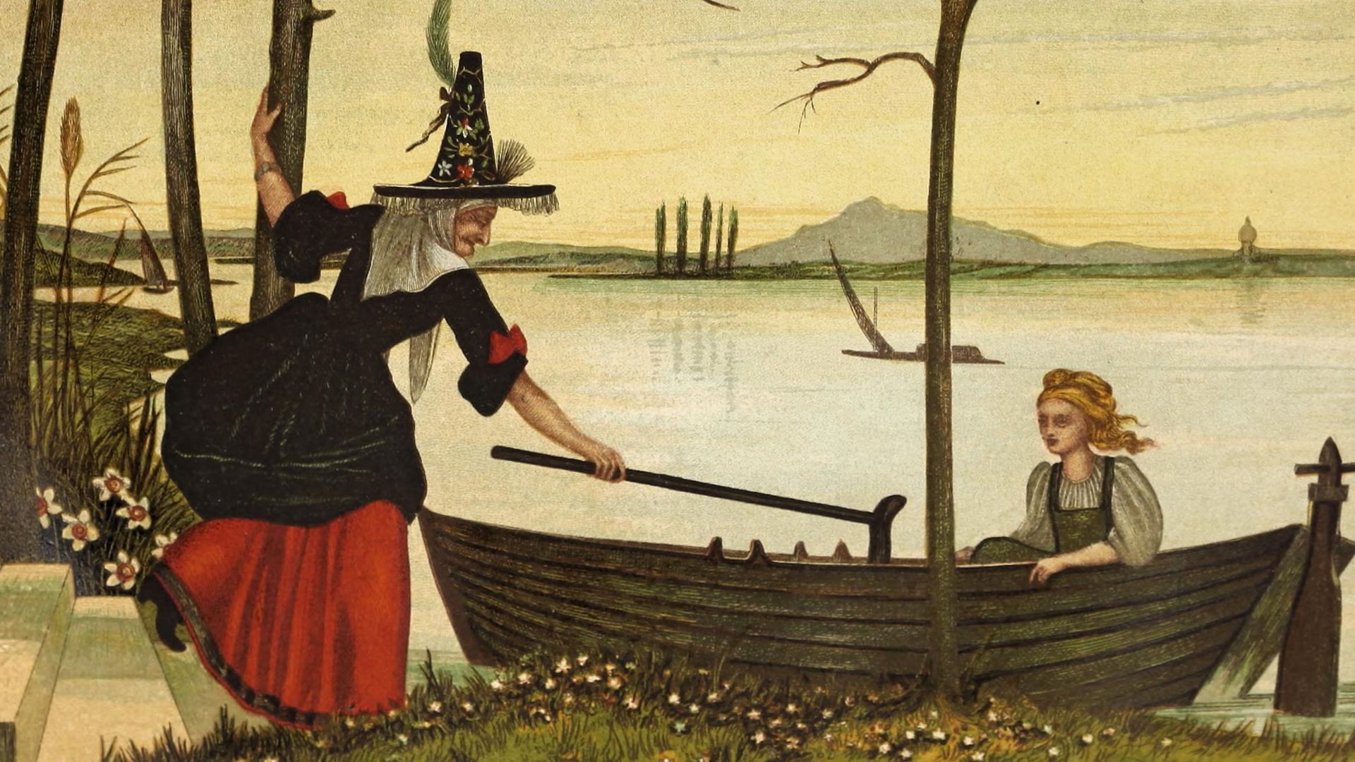 An illustration from Hans Christian Andersen's fairytale
