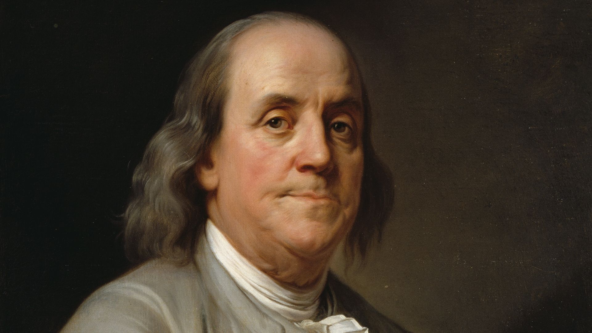 A painting of Benjamin Franklin ca. 1785