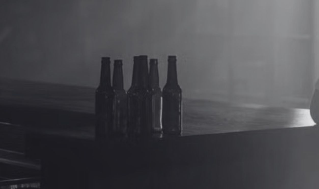empty bottles