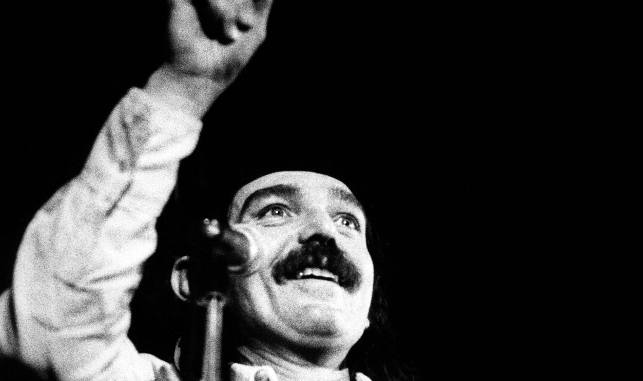 AMSTERDAM, HOLLAND - JUNE 22: Captain Beefheart performs live on stage with The Magic Band at The Concertgebouw, Amsterdam on June 22 1974 