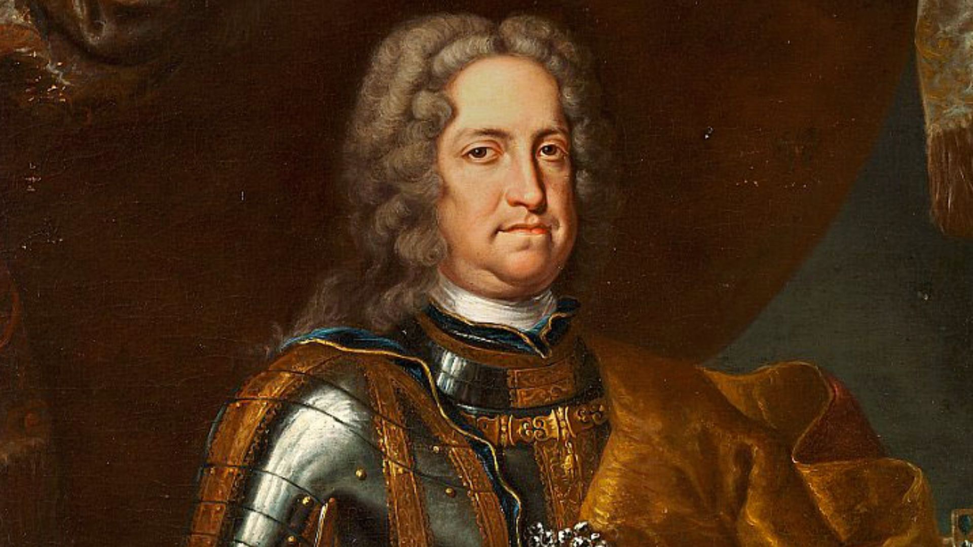 Portrait of Emperor Charles VI in armour