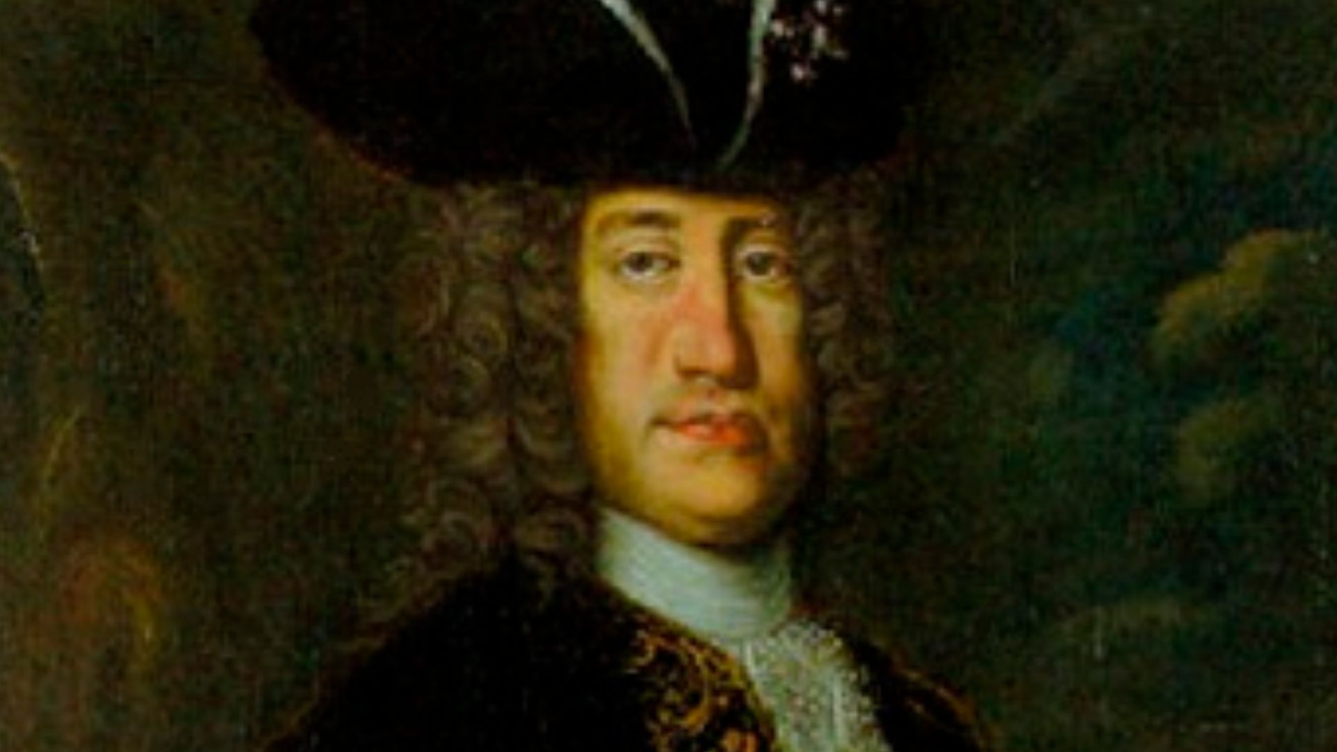 Kaiser Karl VI im Jagdkostüm mit Dreispitz , 1700–1749