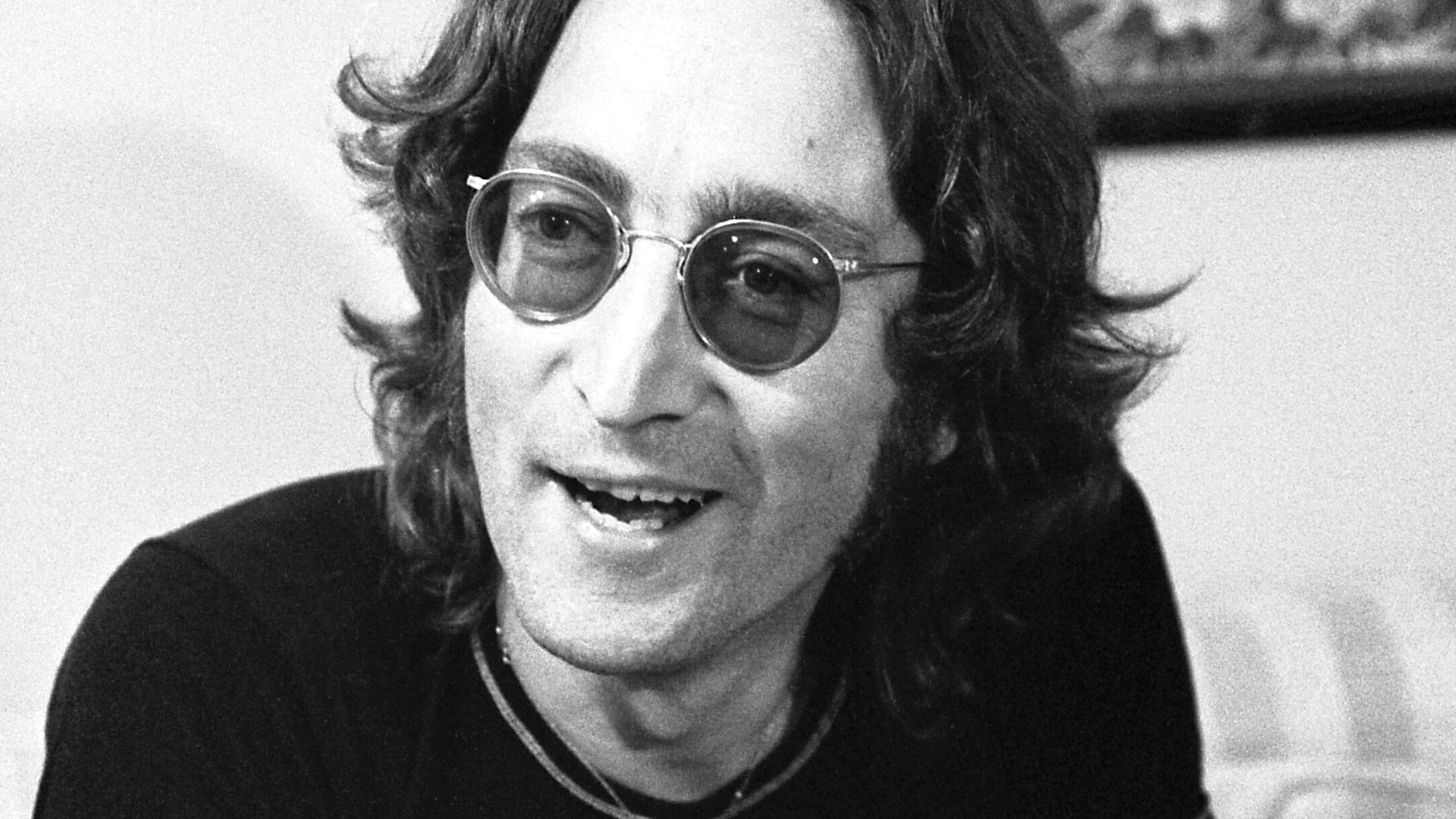 John Lennon being interviewed in Los Angeles