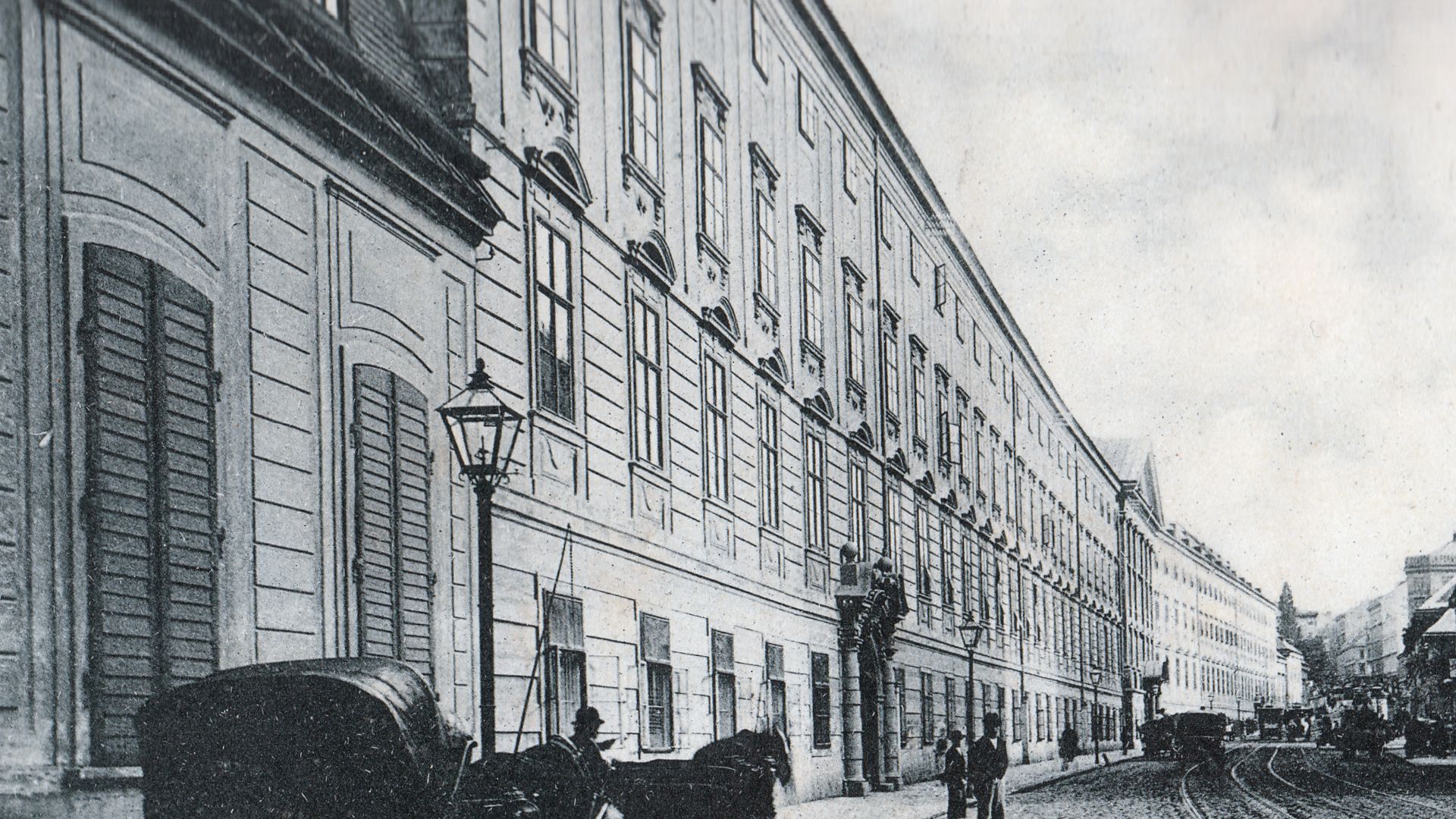 Vienna  ( Austria ). Theresianum school - Postcard ( 19th century )