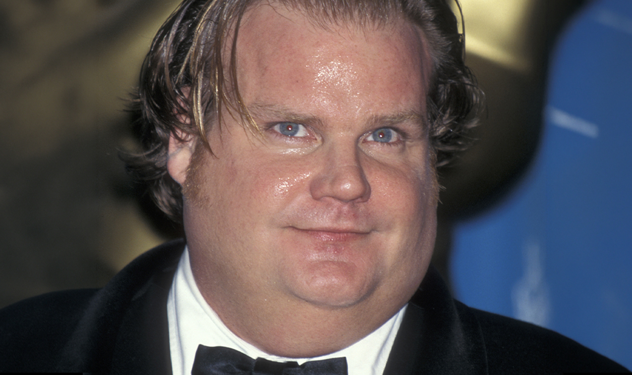 LOS ANGELES - MARCH 24: Actor Chris Farley attends 69th Annual Academy Awards on March 24, 1997 at the Shrine Auditorium in Los Angeles, California.