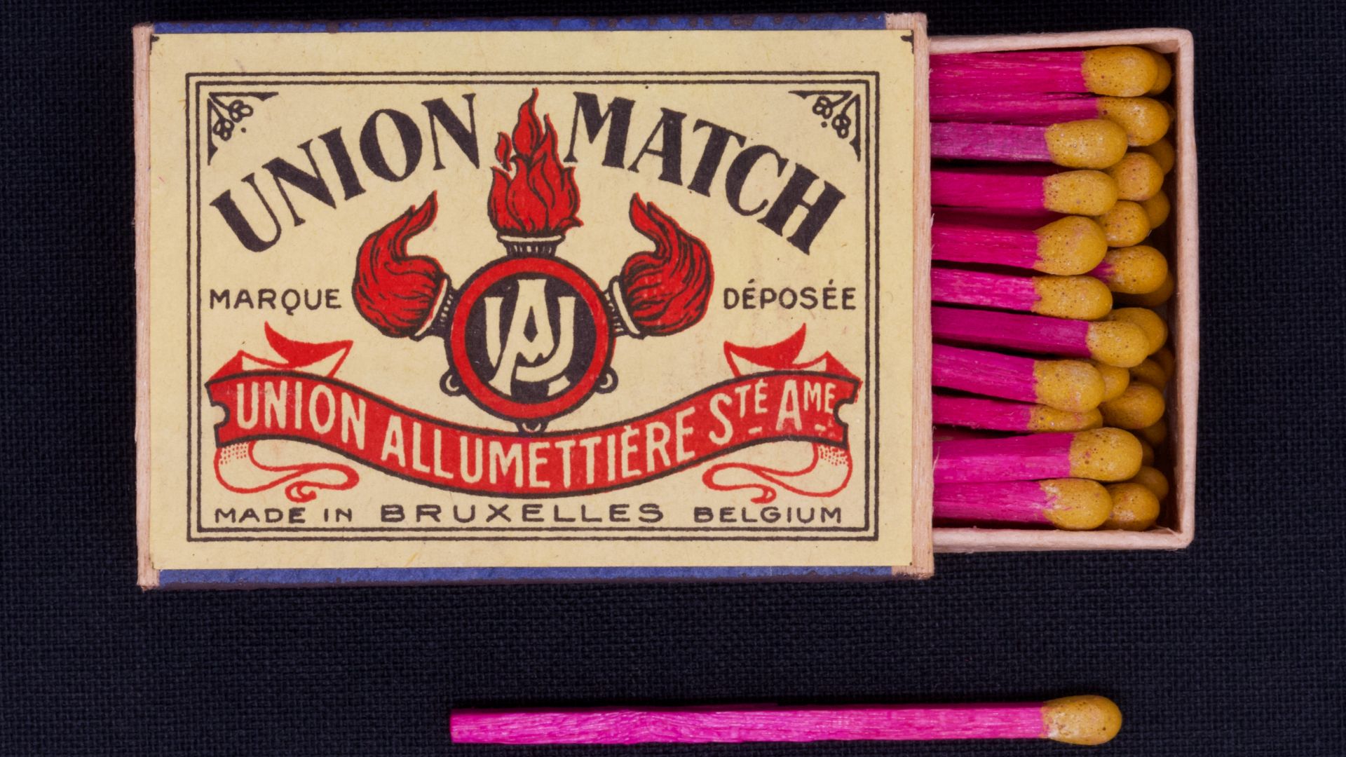 Safety matches Union Match, Belgium.