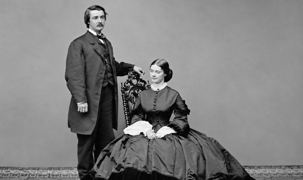 Hon. William Sprague and wife (Kate Chase Sprague)