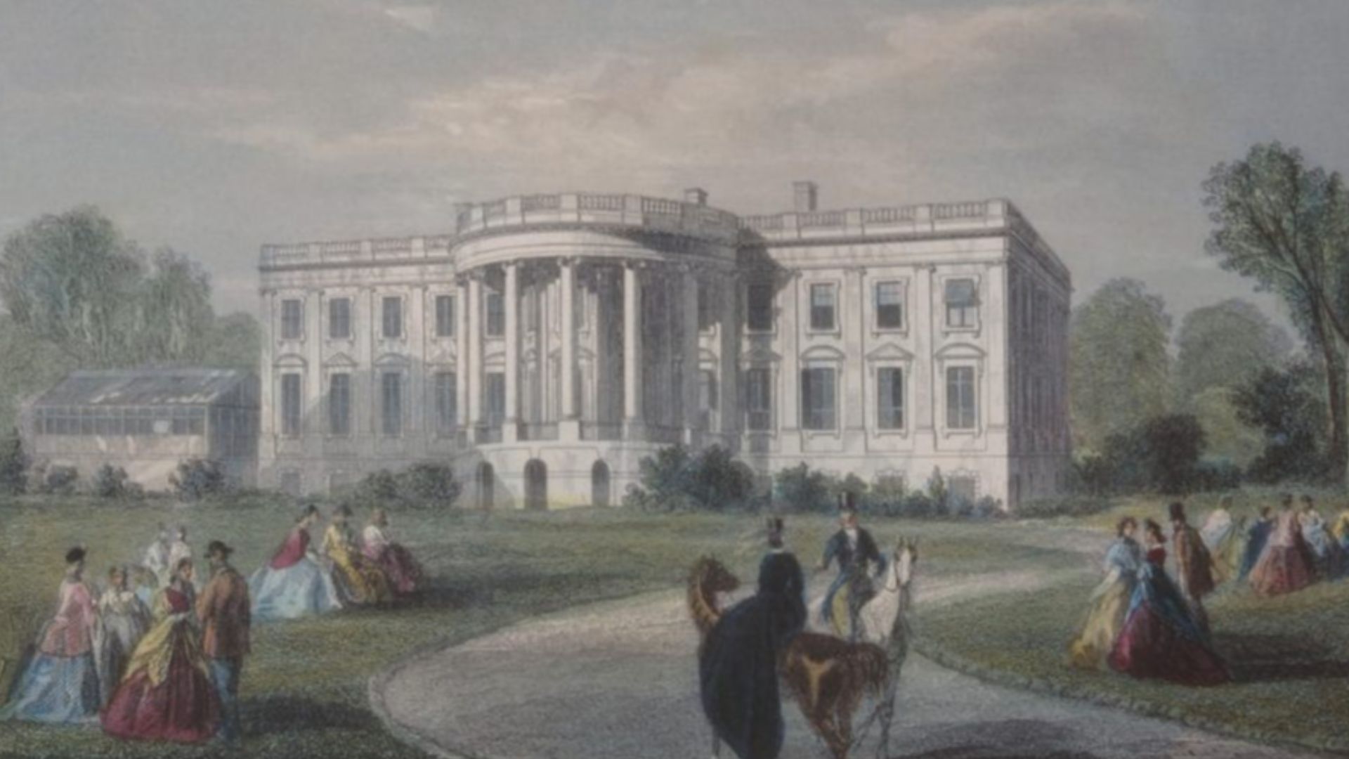 The White House, Washington DC 1860