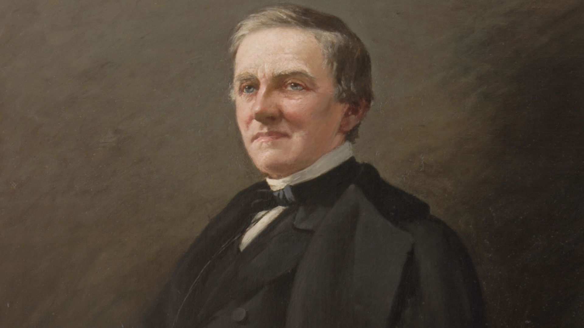 A portrait of New York Governor and 1876 U.S. Presidential candidate Samuel Jones Tilden.