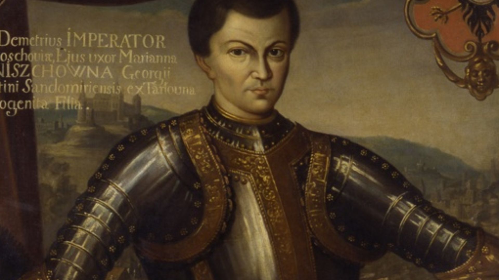 A portrait of the Russian tsar and impostor False Dmitry I made in Poland-Lithuania in the early 17th century