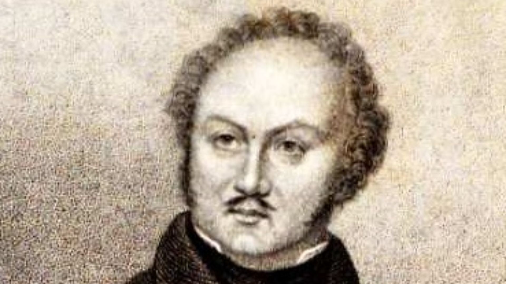 Karl Wilhelm Naundorff alias Charles Louis Duc de Normandie Stich von Edward Scriven nach einer Miniatur von Lecourt.  Titelbild aus fr:Modeste Gruau de La Barre: Abrégé de l'histoire des infortunes du Dauphin. London, 1836