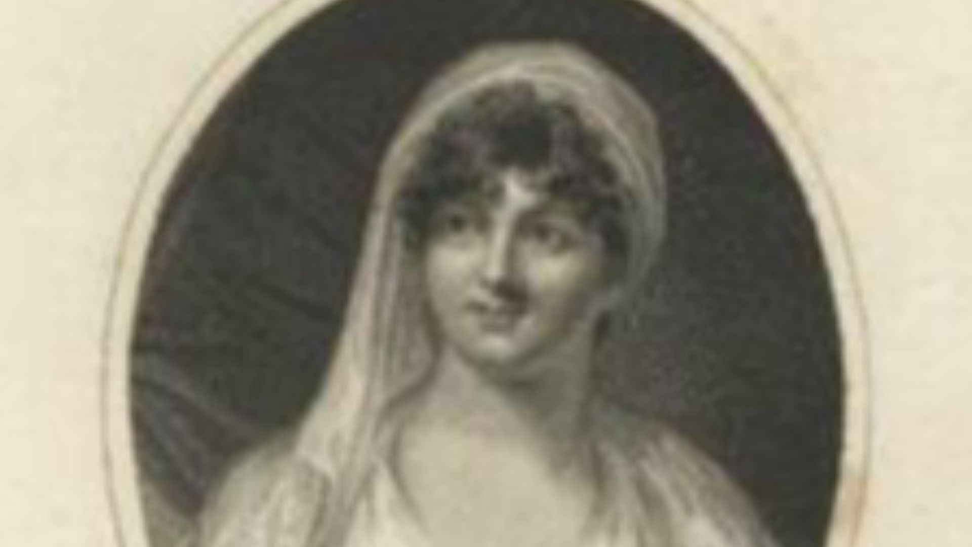 Engraving of Olivia Serres (died 1834)