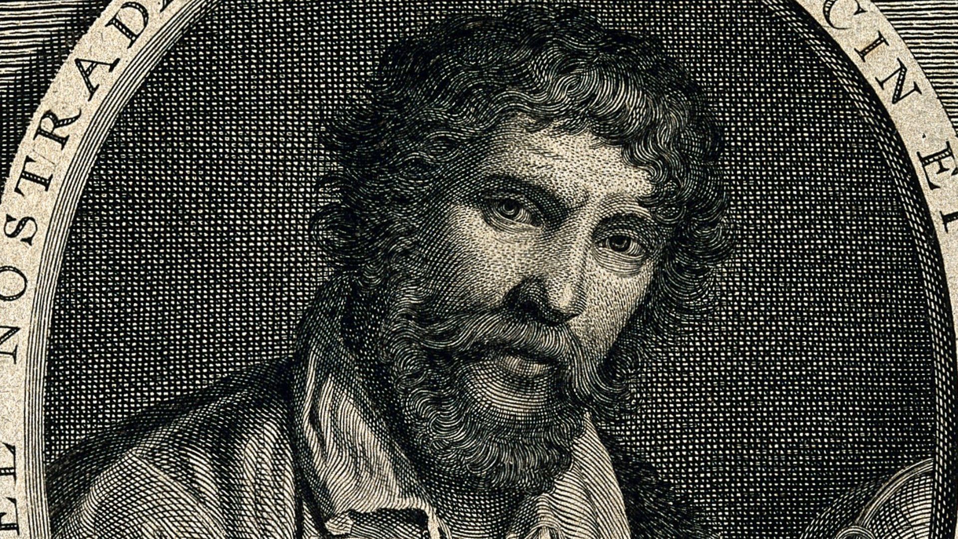 Michael Nostradamus. Line engraving.

Iconographic Collections
Keywords: portrait prints; engravings; Michel Nostradamus