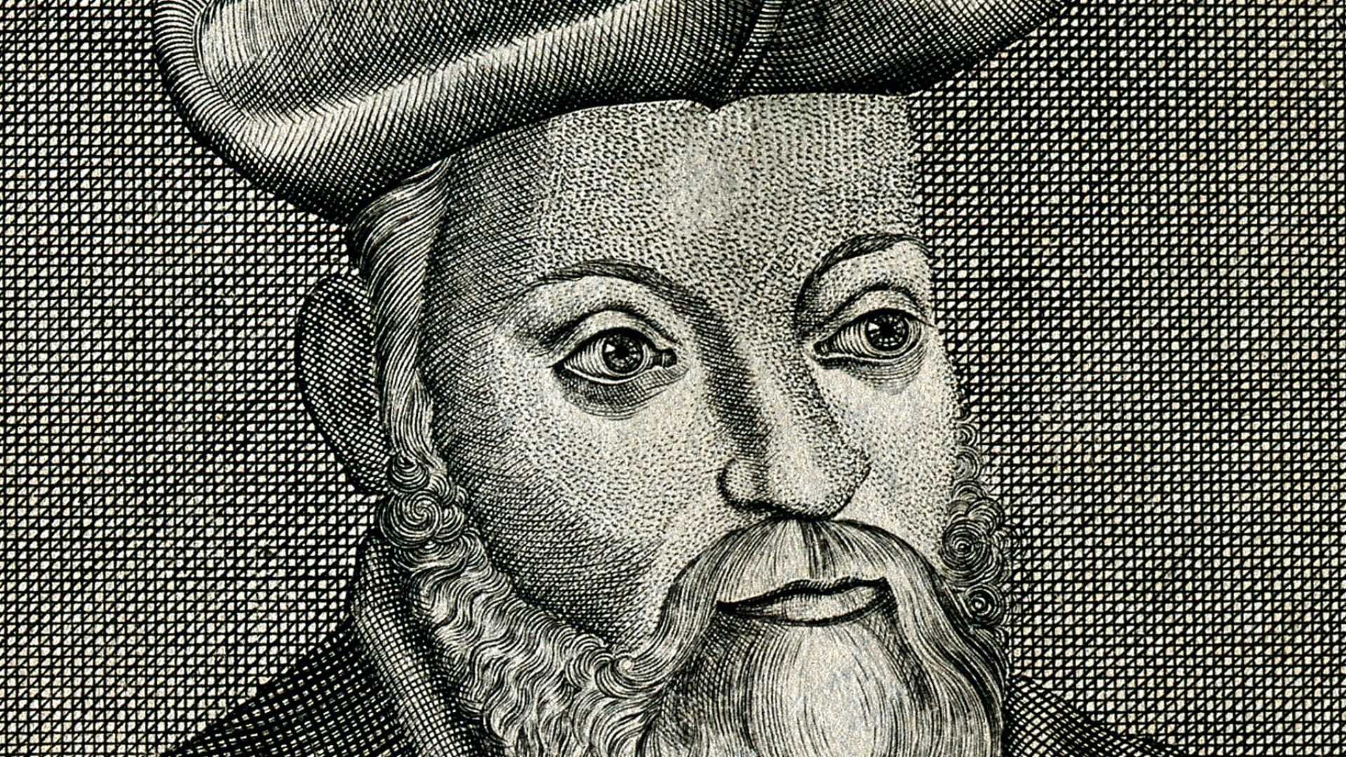 Michael Nostradamus. Line engraving by G. W. Knor.

Iconographic Collections
Keywords: portrait prints; engravings; Michel Nostradamus