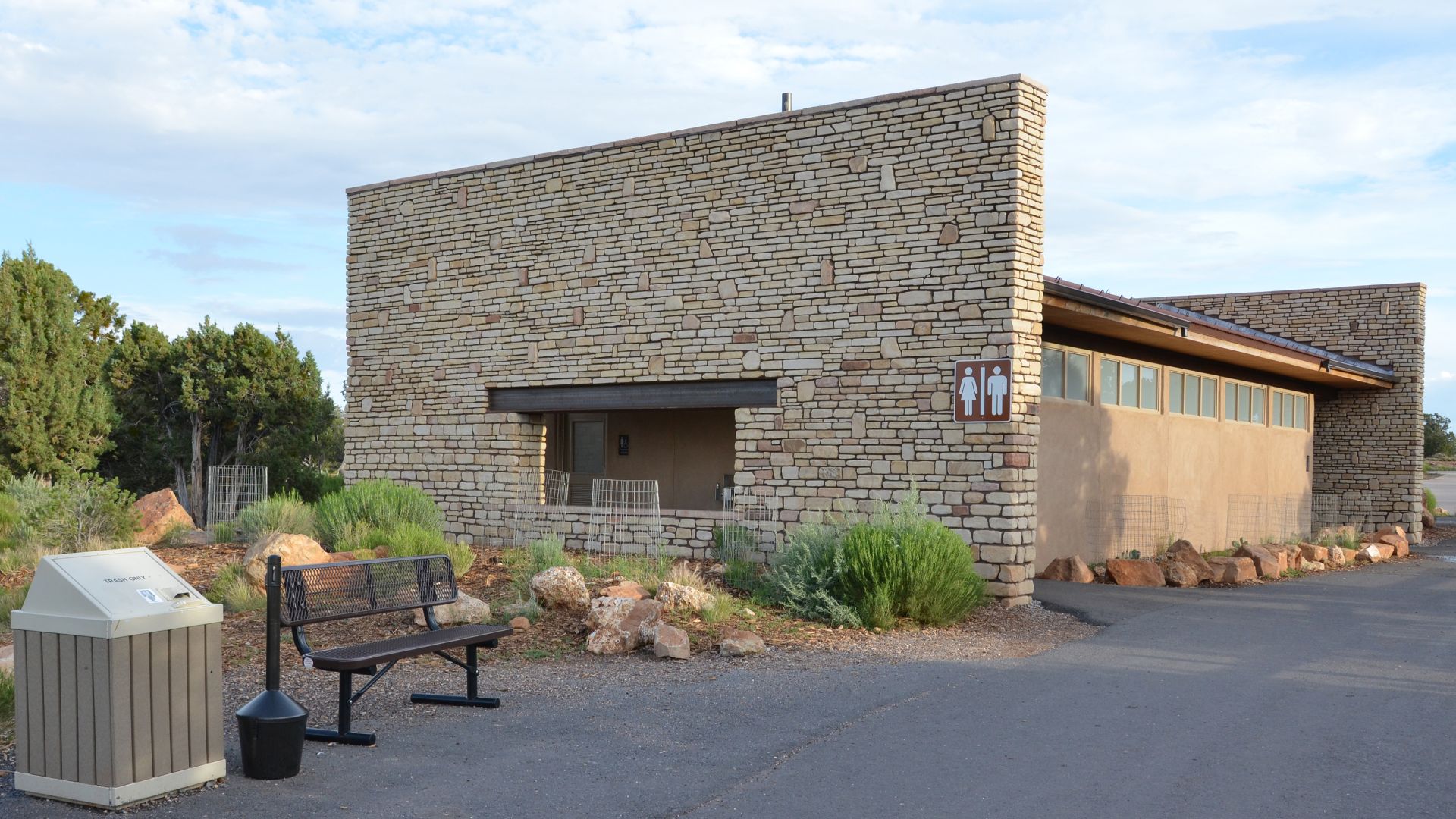 Located at the eastern end of the Grand Canyon South Rim, The Desert View Visitor Center/ Bookstore is located in an historic wood frame building at the north end of the main parking lot. It offers a Passport Stamp cancellation station, and an excellent s