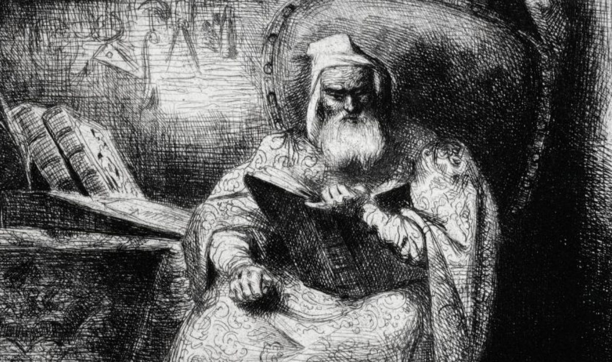 UNSPECIFIED - MAY 25: Michel de Nostredame known as Nostradamus (Saint-Remy-de-Provence, 1503-Salon-de-Provence, 1566), French astrologer, writer and pharmacist, engraving by Hippolyte Bonnelier, 19th century. Paris, Bibliothèque Des Arts Decoratifs 
