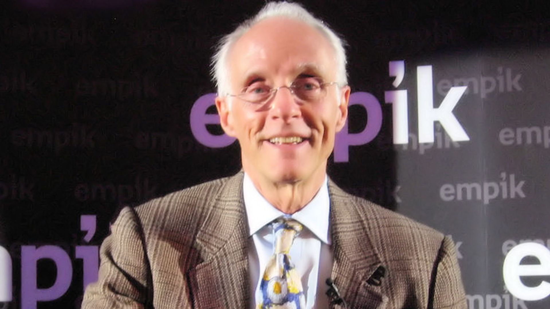 Robin Cook - an American doctor and novelist (during the meeting in Warsaw, Poland on 15th May 2008)